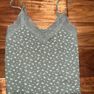 American Eagle Woman’s Lace Trim Cami Top